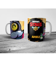 Pixxa  Brawl Stars BARLEY Kişiye Özel İsimli Kupa Bardak