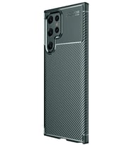 Galaxy S25 Ultra Kılıf Auto Focus Karbon Kapak - Koyu Yeşil