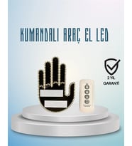 Aracınız İçin Eğlenceli Güvenli İletişim: Led Jest Lambası, Uzaktan Kumandalı, Kolay Montaj