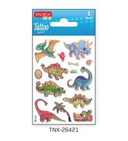 Tanex 7,5x10,5mm Dinazor Mini Tatoo Etiket TNX-26421