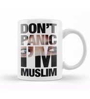Don't Panic I'm Muslim Kupa Bardak Porselen