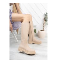 ParkModa KBT122 Kadın Çizme TEN