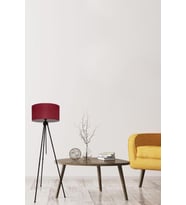 Silindir Başlıklı Bordo Metal Lambader