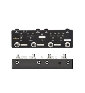 Midex QuadraFX SL-918 Analog Gitar Efekt Pedalı (Reverb, Delay, FX Loop, Overdrive ve Distortion)