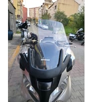 MOTOCAM Suzuki Burgman 650 Ön Cam 2001-2004 Model 60cm Şeffaf Renkli 4mm
