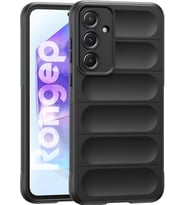 Lexroo Samsung Galaxy A55 için Koruyucu Kalın Yapılı Rugged TPU Silikon Kılıf Kamera Yükseltili İçi