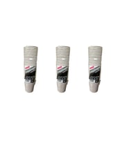 Pappbeger Kulplu Saplı 175 Ml. 6 Oz Kraft Karton Bardak - Gri - 30 Adetlik 3 Paket