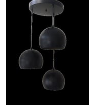 RİOLİGHT ÜÇLÜ SİYAH İÇİ SARI METAL SARKIT
