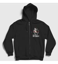 Presmono Unisex Siyah Kommt Die Sonne Rammstein Fermuarlı Kapüşonlu Sweatshirt 437430tt