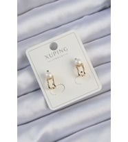 Xuping Gold Renk İnci Taşlı Halka Küpe - TJ-BKP9386