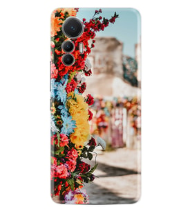 Xiaomi 12 Lite Kılıf Silikon Desen Özel Seri Gerçek Çiçekler 1743