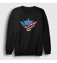 Presmono Unisex Siyah Logo American Nightmare Wwe Cody Rhodes Sweatshirt 453507tt