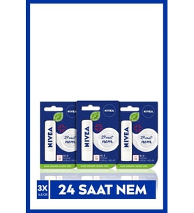 Med Repair Dudak Bakım Kremi 4,8Gr X3 Adet,24 Saat Nem,Doğal Yağlar Ile Çatlamış Dudak Bakım,Spf 15