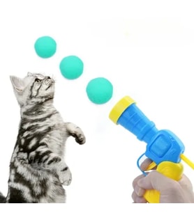 Peluş Top Atan İnteraktif Kedi Oyuncağı