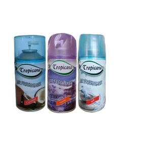 Tropicana Air Freshener Oda Kokusu Coconut Hindistan Ceviz Garden Bahçe Soft Sprey 260 Ml X 3 Adet