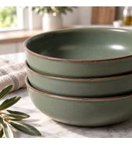 GÜRAL PORSELEN Ece 23 cm Salata Kasesi Mat Yeşil 26y