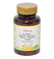 Balen Arı Sütü Ginseng Polen Propolis Tablet 60 Adet