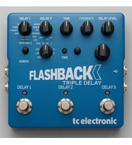 TC Electronic FLASHBACK TRIPLE DELAY Intuitive Three-Engine Delay Pedalı