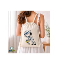 Snoopy Büzgülü Keten Çanta C283