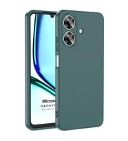 Microsonic Realme Note 60 Kılıf Groovy Soft Koyu Yeşil (Koyu Yeşil)