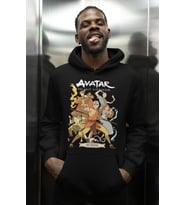 Avatar The Last Airbender Baskılı Unisex Oversize Anime Karakter Hoodie