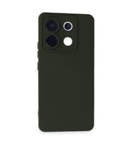 Note 13 Pro 5g Kılıf Nano İçi Kadife - Koyu Yeşil