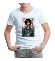 Squid Game - Player 067 Beyaz Çocuk Tshirt