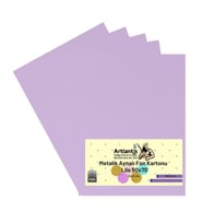 Lila 50x70 Metalik Aynalı Fon Kartonu 5 Adet 1 Paket Artlantis Aynalı Metalik Fon Kartonu