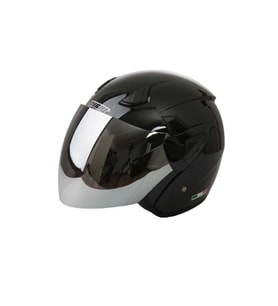 Kask Sw-733-700 Parlak Siyah Aynalı Camlı