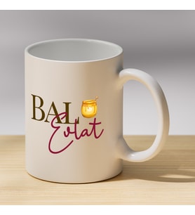 Bal Evlat Yazılı Kupa - Anlamlı Sözlü Hediyelik Kahve Kupası