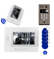 Powermaster Görüntülü Kapı Zili Intercom Tek Dairelik Diafon Kablosuz Gece Görüşlü Şifreli Çipli Parmak İzli