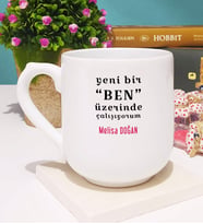 Yeni Bir Ben Kupa Bardak Oval