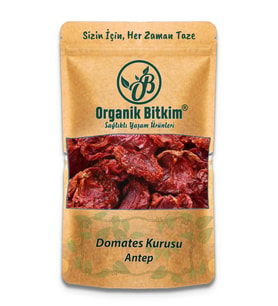 Organik Bitkim Domates Kurusu 1000 gr