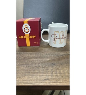 Galatasaray Lisanslı Taraftar Seramik Kupa Sarı Kırmızı