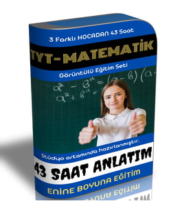 TYT Matematik Video Eğitim Seti (3 Farklı Hocadan 43 Saat Anlatım)