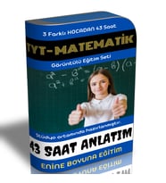 TYT Matematik Video Eğitim Seti (3 Farklı Hocadan 43 Saat Anlatım)