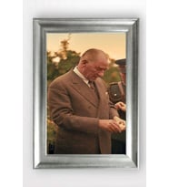 Gümüş Çerçeveli Atatürk Tablo cv1412