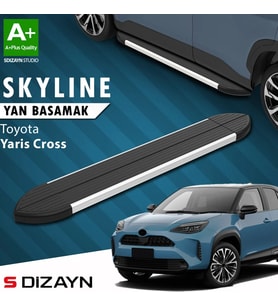S-Dizayn Toyota Yaris Cross Skyline Aluminyum Yan Basamak 183 Cm 2020 Üzeri A+ Kalite