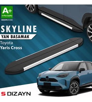 S-Dizayn Toyota Yaris Cross Skyline Aluminyum Yan Basamak 183 Cm 2020 Üzeri A+ Kalite
