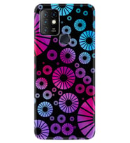 INFINIX Hot 8 9 10 11S Hot 10 Play 10T Kılıf Desemli Silikon Daireler 1751