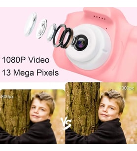 Mini Kamera Fotoğraf Makinesi Pembe