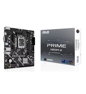 ASUS PRIME H810M-K DDR5 6400MT/S 1XVGA 1XHDMI 1XM.2 1851P MATX (INTEL ULTRA PROCESSORS SERIES 2)
