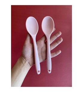 silikon 2'li kaşık seti (20 cm)