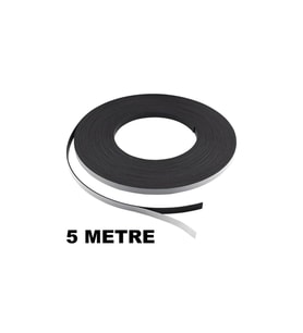 5 Metre Çıkartmalı Magnet Şerit, Güçlü ve Yapışkanlı Çözüm