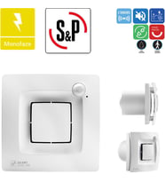 Soler & Palau Silent Dual 300 Fan 150mm 235 Debi Sensörlü Egzoz Ortam Havalandırma Fanı Tasarruflu AGMair sp agm Havalandırma Fanı
