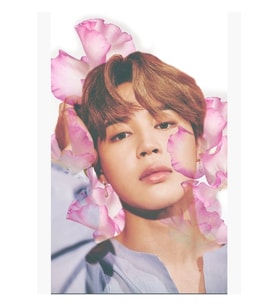 [bts] Whıte Garden Serisi - Jimin Tablo Ahşap Poster Dekoratif Kod789