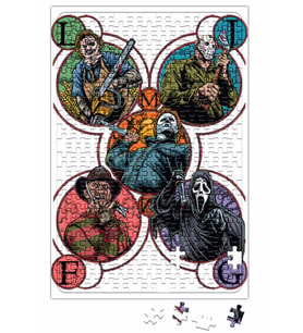 Slashers Halloween Monsters Puzzle 240 Parça Yapboz