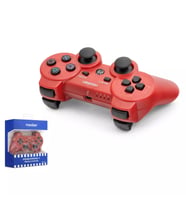 Nodar ND600B PlayStation 3 Uyumlu Kablosuz Titreşimli GamePad - Kırmızı