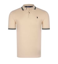 T8594 DEWBERRY ERKEK T-SHIRT-KOYU BEJ (Karışık)
