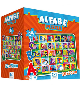 Nessiworld Alfabe 24 Parça Yer Puzzle